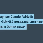 GLM-5.2 преодолела Claude Fable 5 по результатам бенчмарков