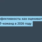 Эффективность IT-команд в 2026 году: как оценивать
