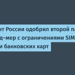 Второй пакет антифрод-мер одобрен президентом России