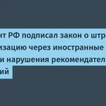 Штрафы за авторизацию через иностранные сервисы в России