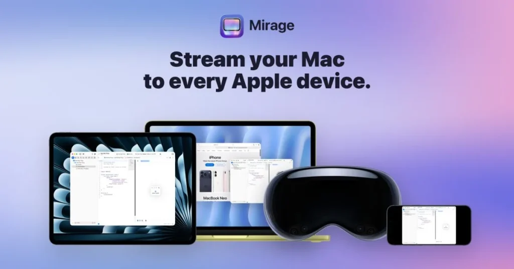Приложение Mirage для Mac, iPhone и iPad