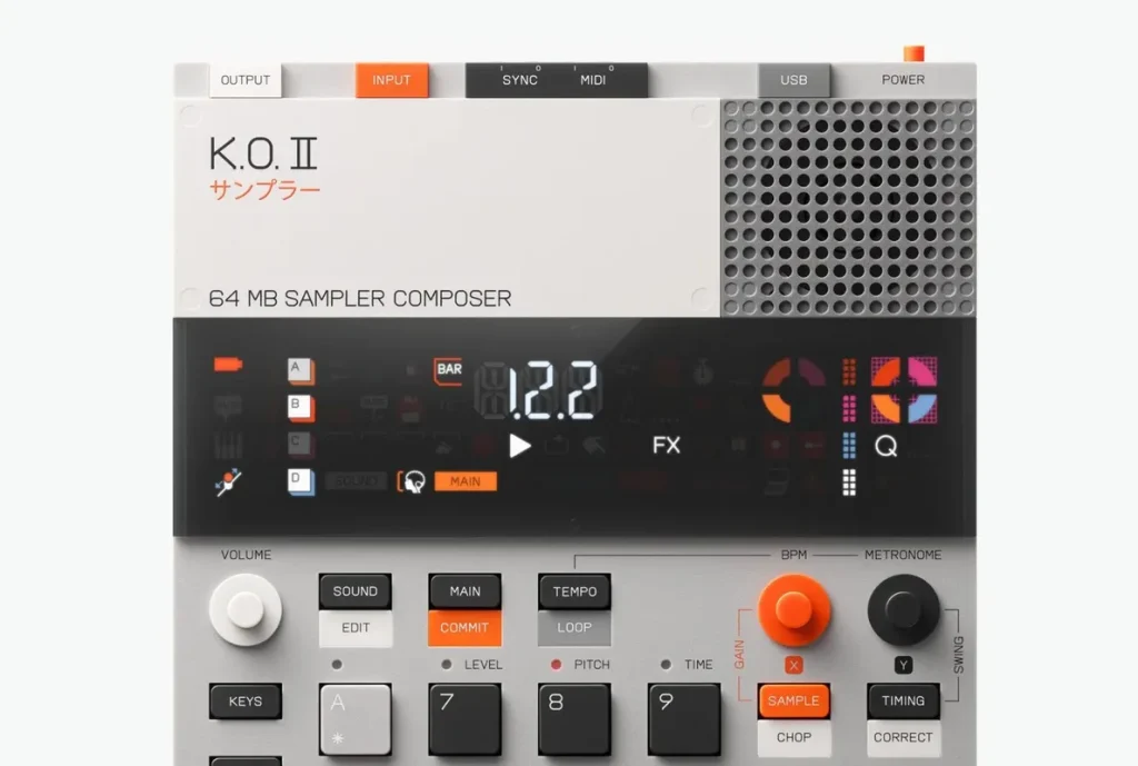 Teenage Engineering обновила сэмплер KO II — новый режим lo-fi