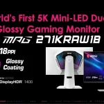 MSI и Gigabyte выпустили 5K мониторы с 330 Гц обновлением