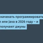 Python и Java в 2026 году: зарплаты и востребованность