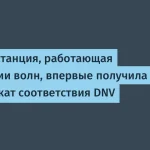 Volwave получила сертификат DNV для электростанции