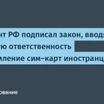 Уголовная ответственность за сим-карты без IMEI в России