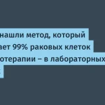 Метод уничтожения раковых клеток без химии — 99% успеха