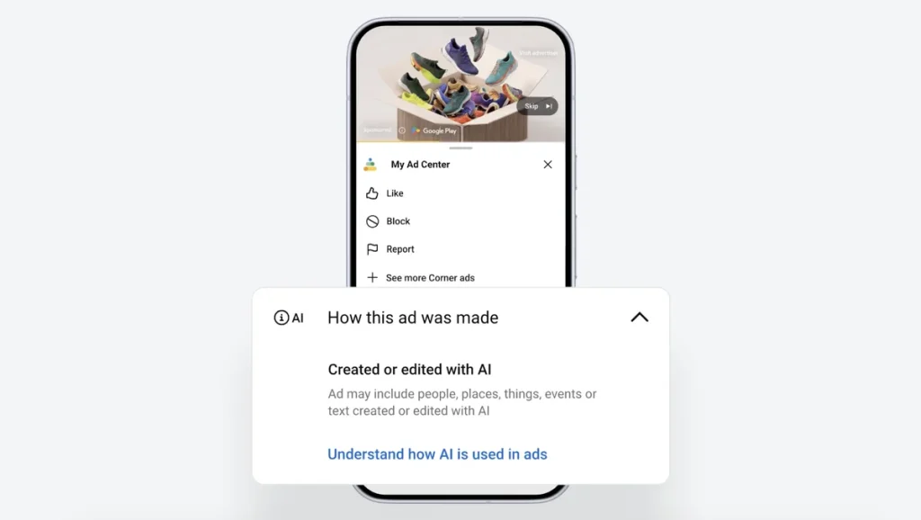 Google добавил метку для AI-рекламы