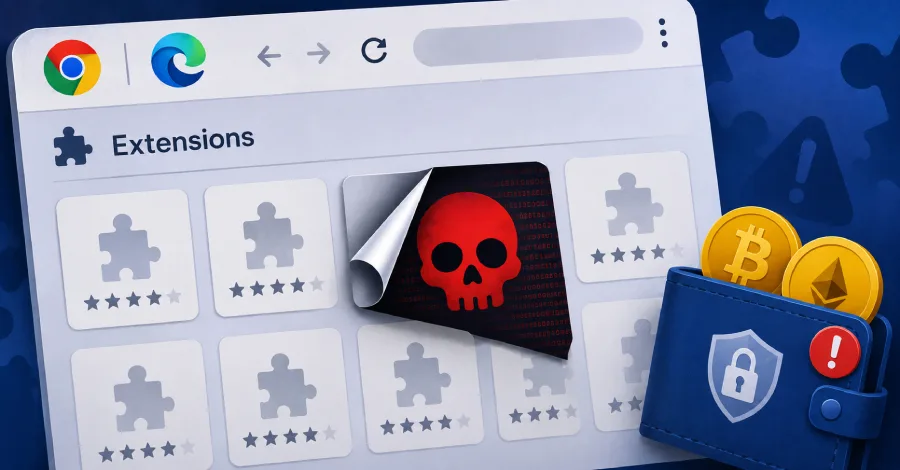 18 расширений для Chrome и Edge похитили криптовалюты