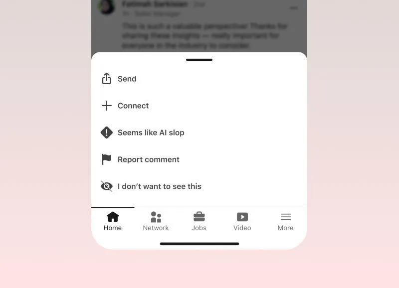 LinkedIn запускает кнопку против AI-контента — 1 млн кликов