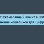 ЦБ ввел лимит на пополнение цифровых рублей — 300 тыс. в месяц