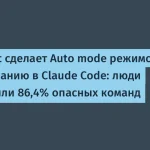 Anthropic настраивает Auto mode в Claude Code с ИИ для безопасности