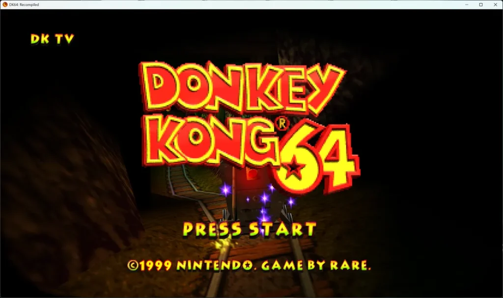 ПК-версия Donkey Kong 64 с ультраширокими экранами