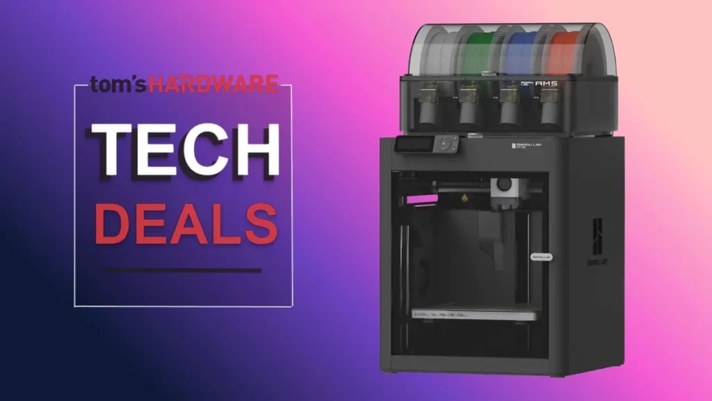 Скидка на 3D-принтер Bambu Lab P1S с AMS — $499