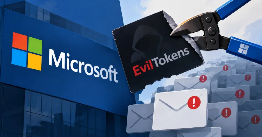Microsoft ликвидировала EvilTokens, 12000 взломов