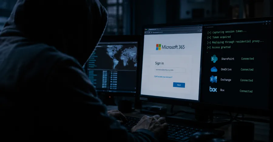 Группировка PREY-0058 угрожает кибербезопасности Microsoft 365