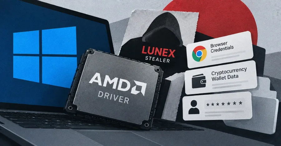Lunex Stealer: новая киберугроза через драйверы AMD