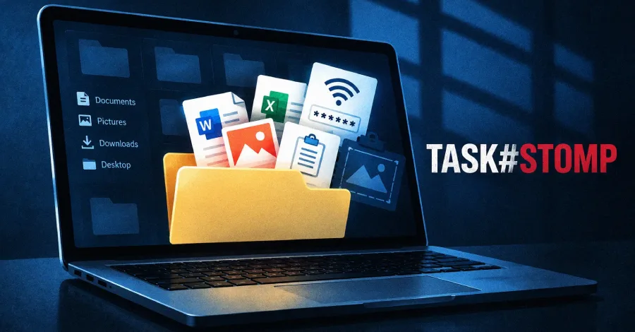 TASK#STOMP крадет документы, пароли и данные буфера