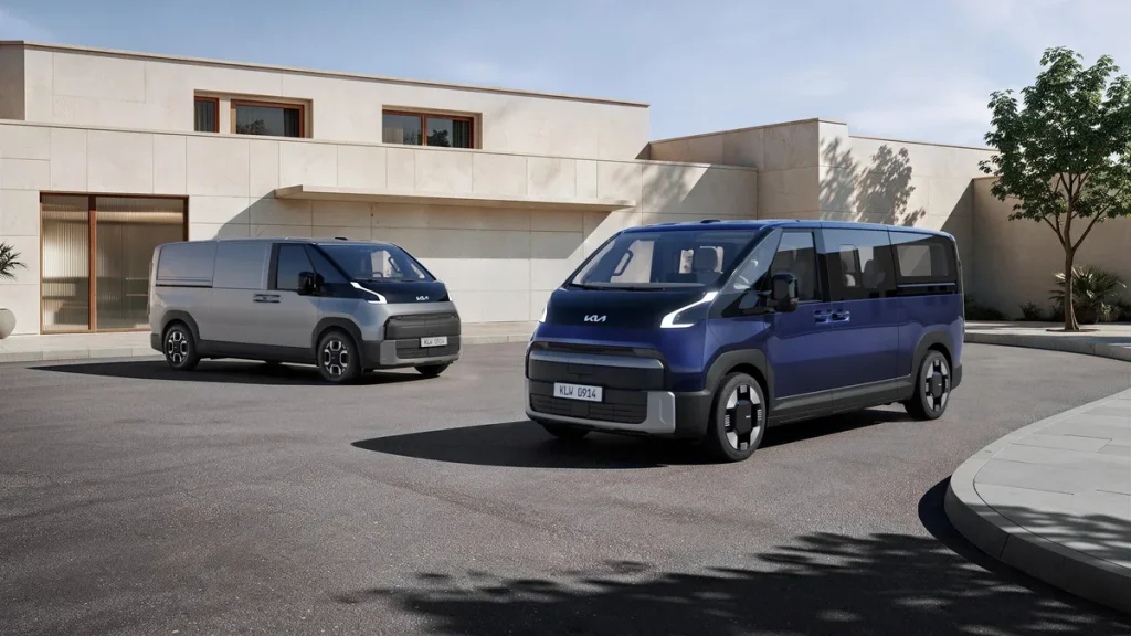 Kia PV7 — электрический фургон с запасом хода 460 км