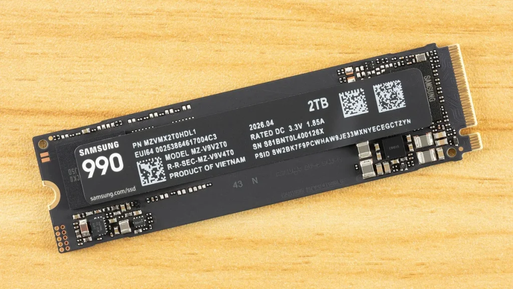 Samsung сбросил цену на SSD 990 2ТБ до $339,99