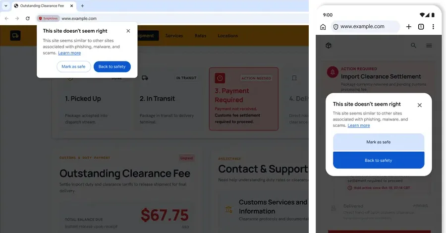 Chrome предупредит о ClickFix-атаках до запуска опасной команды