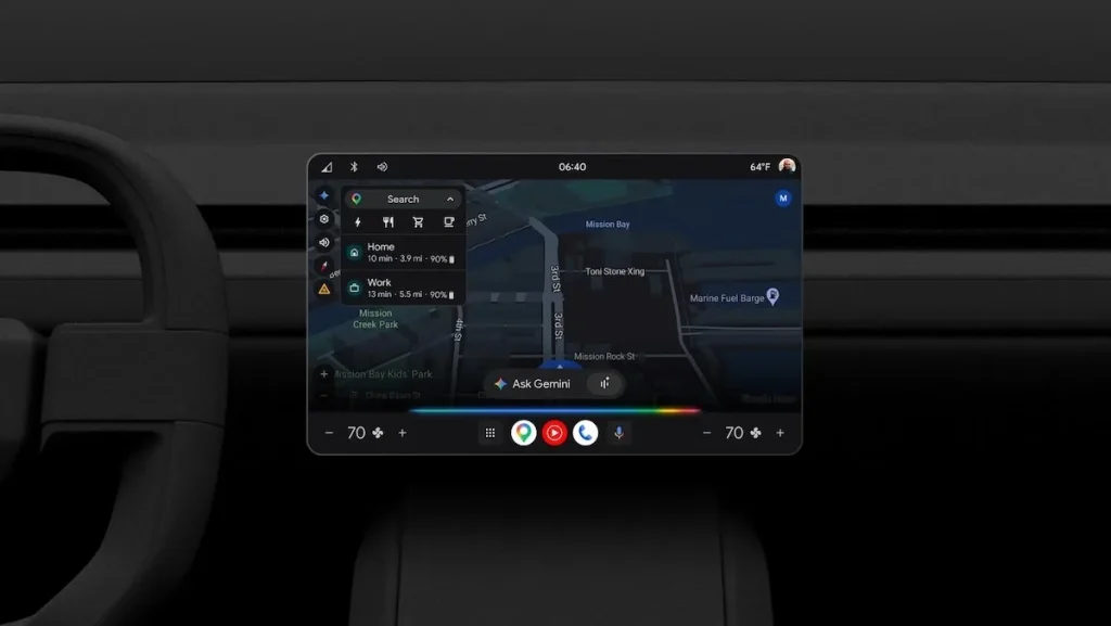 Google добавляет персональные данные Gemini в автомобиль