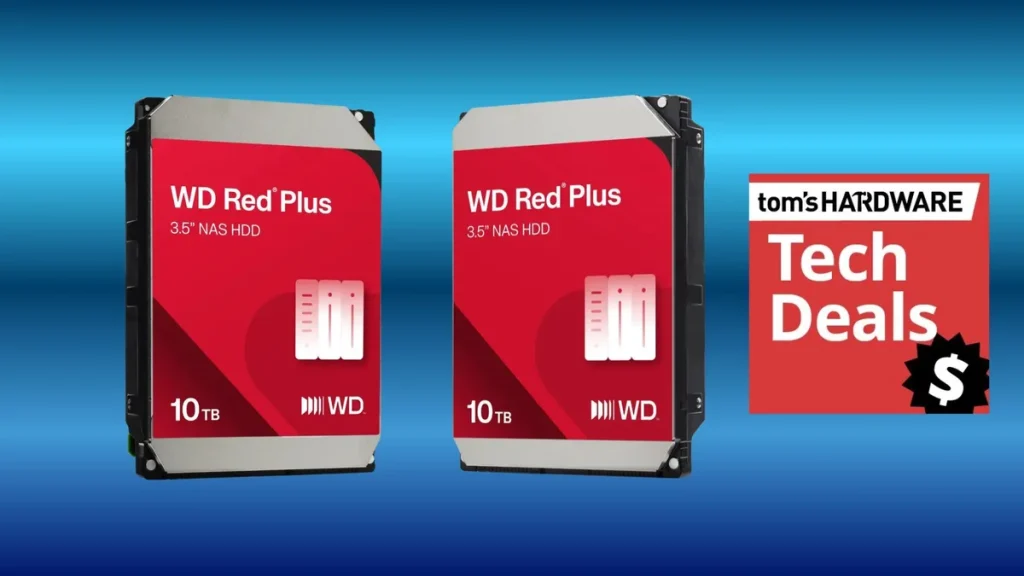 Newegg снизил цену на комплект WD Red Plus 10 ТБ на $134