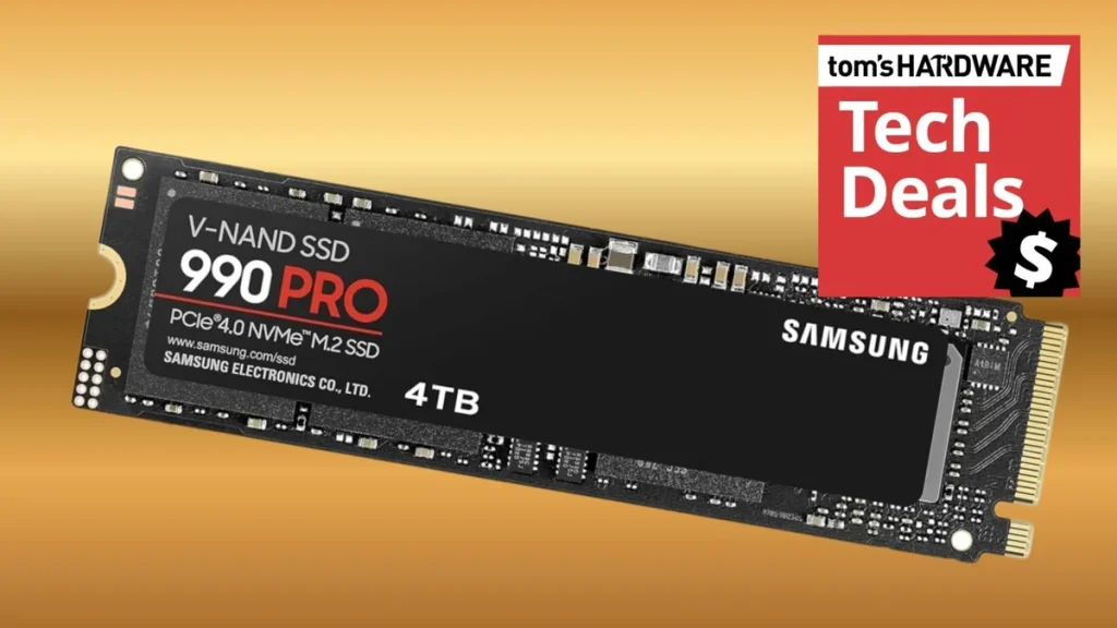 Samsung 990 Pro на 4 ТБ подешевел на 27%, но SSD всё ещё дорогие